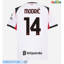Camisa de time de futebol AC Milan Luka Modric #14 Replicas 2º Equipamento 2025-26 Manga Curta